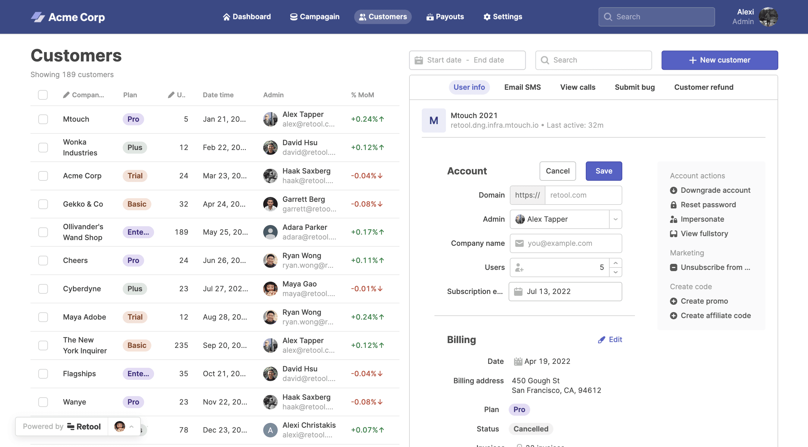 Retool Components API